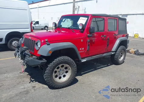 2008 Jeep Wrangler Unlimited X from USA, damaged, VIN 1J4GA391X8L507744